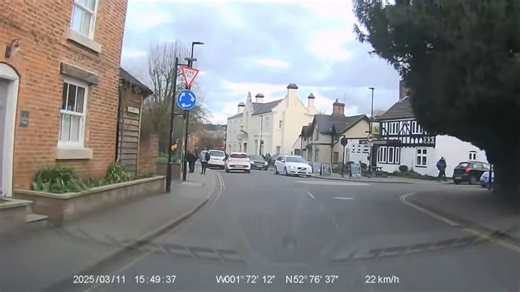 A trained and licensed motorist uses a roundabout