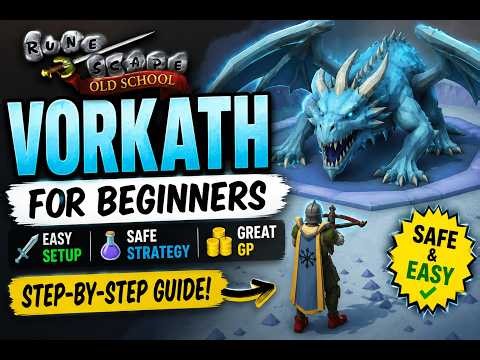 OSRS Vorkath Guide for Beginners (Easy & Safe Method) | Gear, Setup & Strategy #oldschoolrunescape