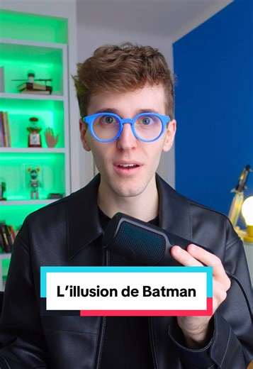 Tu as vu Batman ?! 🦸 J’adore cette illusion 🤩 Abonne toi :) | illusion d'optique