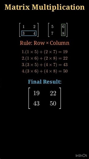 Matrix Multiplication || Mathifytutorial || Mathify #engineeringmath #mathshorts #ssccgl #upscexam