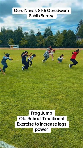 Frog Jump Old School Traditional Leg Power Exercise