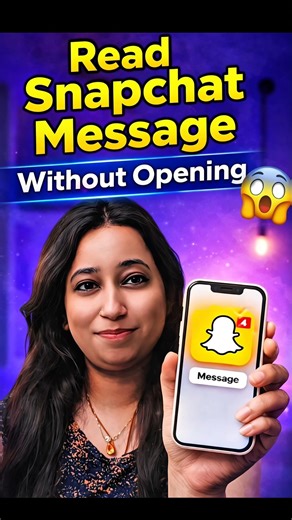 Read Snapchat Message Without Opening 🤯 #Shorts #ytshorts