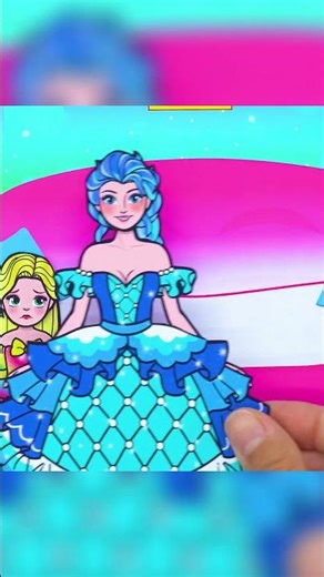 Daughter Rapunzel Life with Elsa Frozen Mom #shorts #doll #family