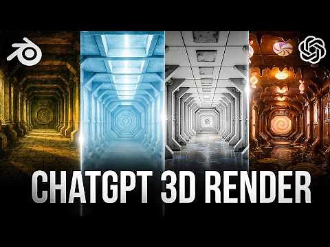 End of 3D Pre-Viz? ChatGPT can Render AMAZING 3D Scene in Blender Now | FREE Prompt Template