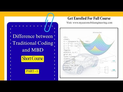 Difference between Traditional Coding and MBD | Model Based Developent | MATLAB Simulink Cours