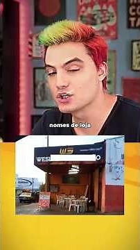 Nomes de lojas do Brasil 😂 #felipeneto #reaction #humor #entertainment