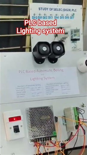 PLC based lighting system final year project #ajit7485