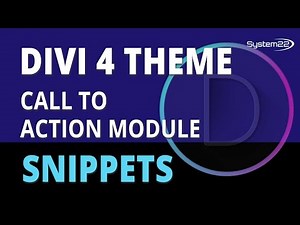 Divi 4 Call To Action Module 😎