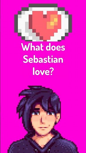 Stardew Gifts Sebastian Loves #stardewvalley