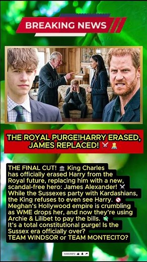 HARRY REPLACED! 🤴 Meet The New 'Spare' Who Just Ended The Sussexes! 🏛️💥