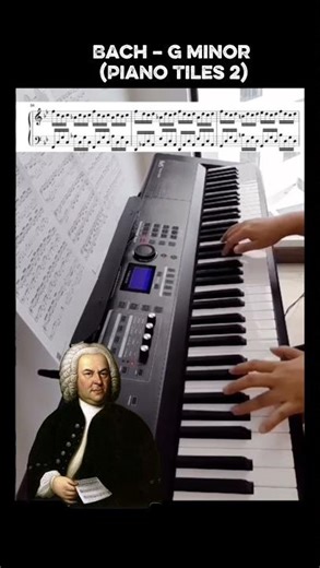 Bach in G minor: Fast, yet elegant ⚡🎹