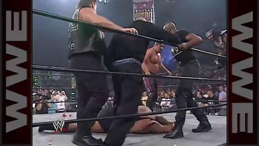 Sting battles the nWo on behalf of WCW