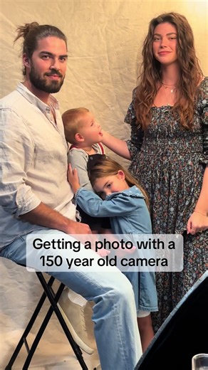 Can’t thank @wanderingwetplates enough for this photograph I’ll cherish forever!! #tintypephotography #tintype #familyphoto