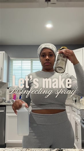 Boyfriend’s sick so I’m spraying everything that doesn’t move! #fluseason #cleantok #fyp