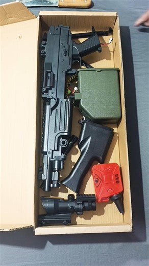 Unboxing the PKP Pecheneg Machine Gun #gelblaster #airsoft #ASMR #gun #military