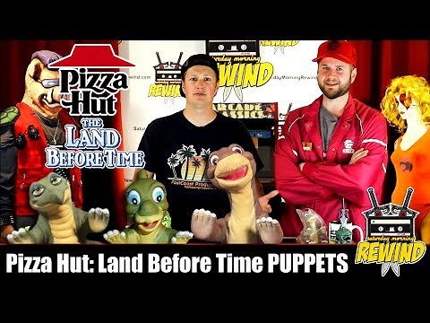 LAND BEFORE TIME Pizza Hut Puppets from 1988 (Vintage Toy / Action Figure Show)