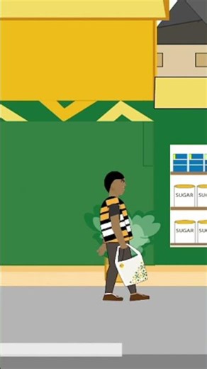 Short shopping animation made with Adobe Animate