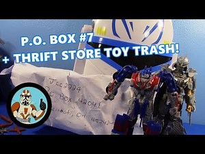 P.O. Box Fan Unboxing + THRIFT STORE TOY TRASH: Star Wars, TMNT, Transformers