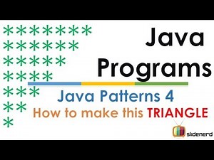 59 Java Patterns Triangle 3 Code |