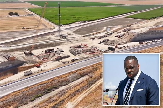 Gavin Newsom’s high-speed rail humiliation deepens — as aide admits blunder and $126B line dubbed ‘Stonehenge’