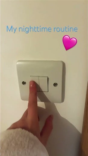 My nighttime routine