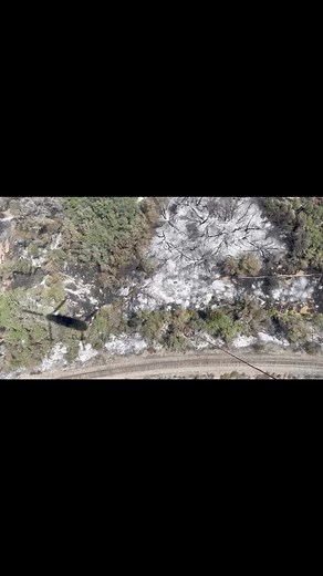 Dropping water on an old truss railroad bridge that was still smoking and steaming from the Toyo Fire 🔥 outside Globe Arizona | Earl Watters