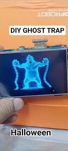 DIY AI Ghost Trap | Raspberry Pi + LCD + 3D Print Halloween Build #ghostbusters #trending