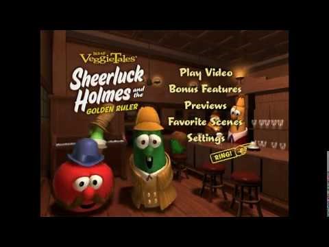 Veggietales: Sheerluck Holmes and the Golden Ruler - DVD Menu Walkthrough