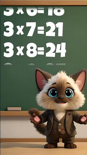 Memorize the 3 Times Table With Me | Learn Multiplication | Kids Math