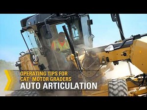 Cat Motor Graders – Auto Articulation