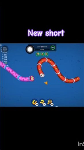 NEW ❣️ WORMS SNAKE GAME IO 💫 ANDROID MOBILE GAMEPLAY ❤️ GPX GAMING