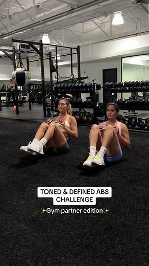 10 MINUTE Ab Challenge for Toned & Defined Abs with Gym Partner