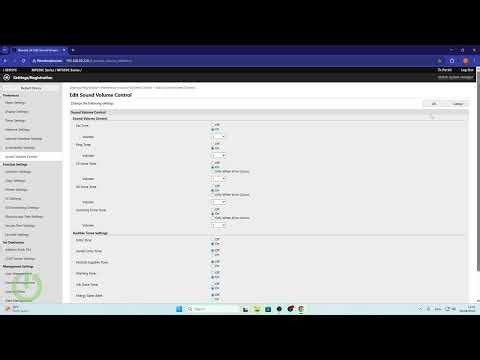 CANON i-SENSYS MF657Cdw – How to Manage Fax Tone Volume Settings