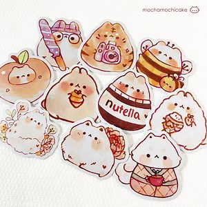 Cute Chonky Animals 4 Stickers/ Matte/ Holographic/ Die Cut Stickers/ Laptop Stickers/ Cute Stickers/ Vinyl Stickers/ Journal/ Bottle/ Art - Etsy