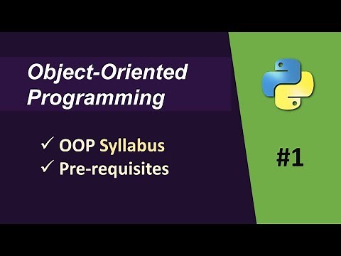 Object Oriented Programming Python -01 | Object Oriented Programming in Python | OOP Syllabus