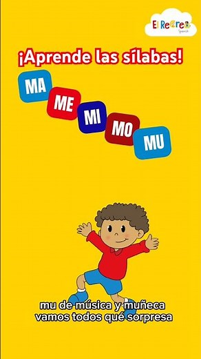 Las Sílabas para niños con M Aprender a leer las sílabas Ma Me Mi Mo Mu para niños El Recreo Spanish