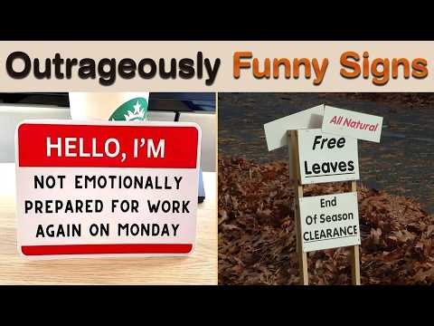 Outrageously Funny Signs You Won’t Believe Exist – The Internet Can’t Stop Laughing! || Sign Hub