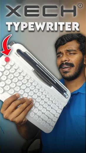 Xech Typewriter Keyboard | Vintage design 🤝 Modern technology #aittamil #shorts