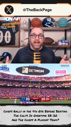 Chiefs Rally to Beat Colts 23–20 in OT — How Brutal Was This Collapse for Indy? #nfl #chiefs #colts #trending #highlights | Jason Page