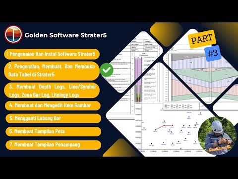 Golden Software Strater5 I Perkenalan, Membuat Dan Membuka Data Tabel Di Strater5 Part 3