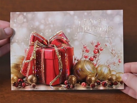 Watch Holiday Display Christmas Cards by The Gallery Collection on Amazon Live
