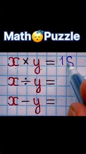 Find X and Y! 😱 Algebra Puzzle ​95% Fail This Simple Math Riddle! ❌ ​