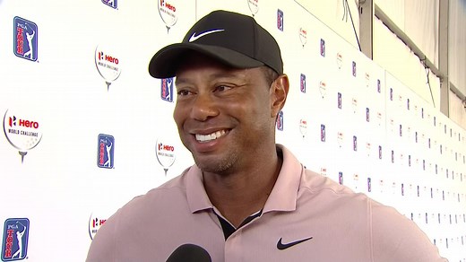 Tiger Woods’ interview after Round 1 of Hero