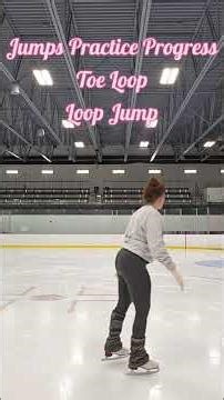 So proud of my progress!Practicing Toe Loops and Loop Jumps! ❤️