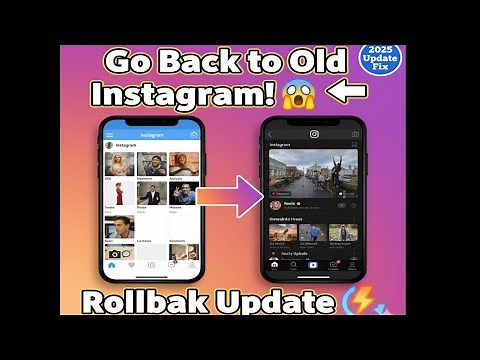 how to get back old version of instagram | go back to old instagram | how to un update instagram