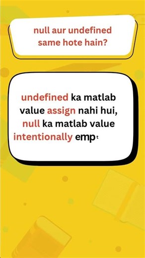 null vs undefined – JavaScript Confusion Clear