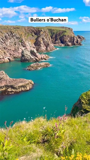 Bullers of Buchan: Scotland’s Wild Coast 🌊 #shorts