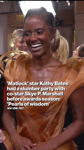 Skye P. Marshall Reveals Advice from Kathy Bates at Golden Globes