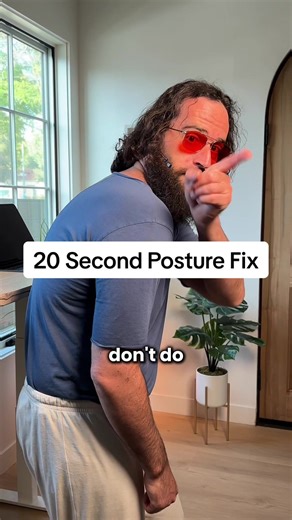 Forcing posture backfires. I show you why and what to do instead in my Fix Your Posture Guide. Link in bio.