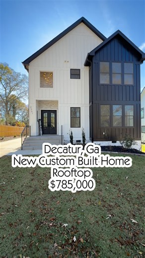Tariq Jenkins | REALTOR®️ on Instagram: "New Construction Home Available 💎 •Location | Decatur, Ga •Price | $785k •3 Levels This newly constructed home is the definition of modern luxury, designed with clean lines, thoughtful details, and a seamless flow throughout. You’re welcomed by an open and elegant interior filled with natural light. The layout feels expansive and refined, showcasing beautiful high-end finishes, and custom accent walls. A layout that’s perfect for both everyday living and